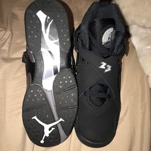 black & grey Jordan’s